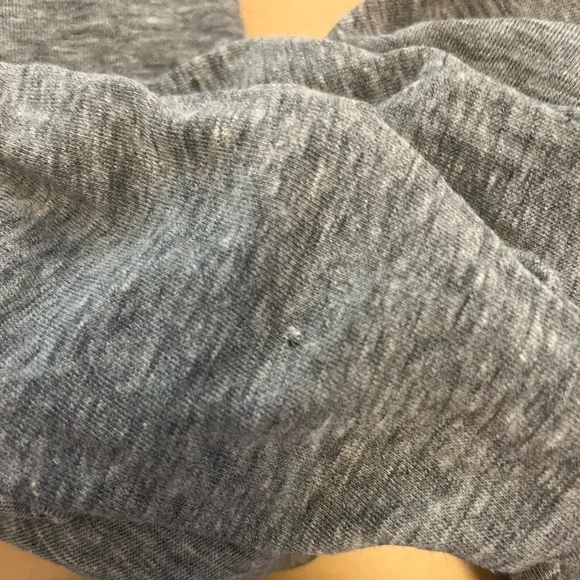 Leith Dress Bodycon Ruched Long Sleeve Cloudy Grey Crewneck Lightweight Sz Large - Picture 5 of 7